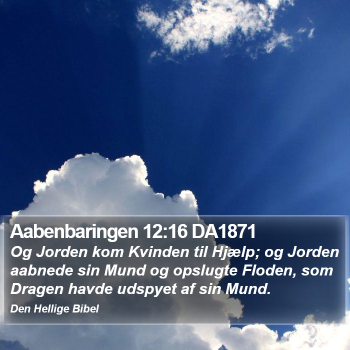 Aabenbaringen 12:16 DA1871 Bible Study