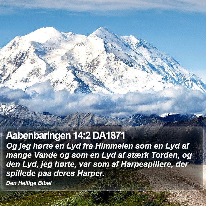 Aabenbaringen 14:2 DA1871 Bible Study