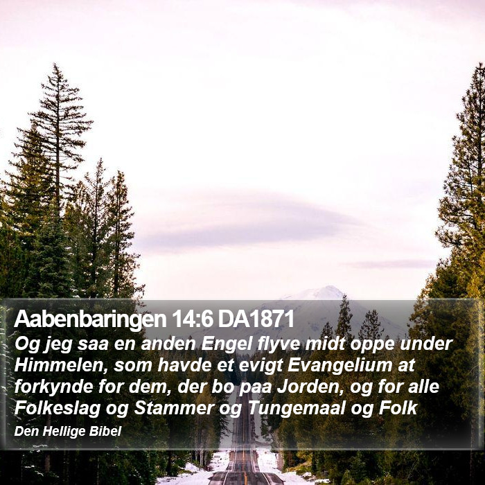 Aabenbaringen 14:6 DA1871 Bible Study