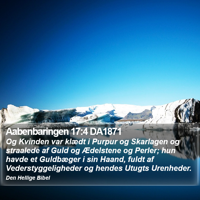 Aabenbaringen 17:4 DA1871 Bible Study