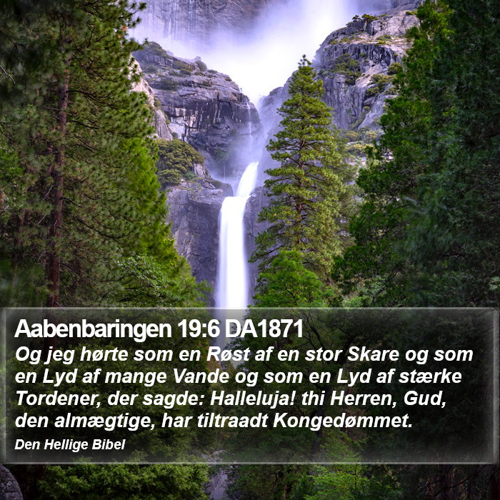 Aabenbaringen 19:6 DA1871 Bible Study